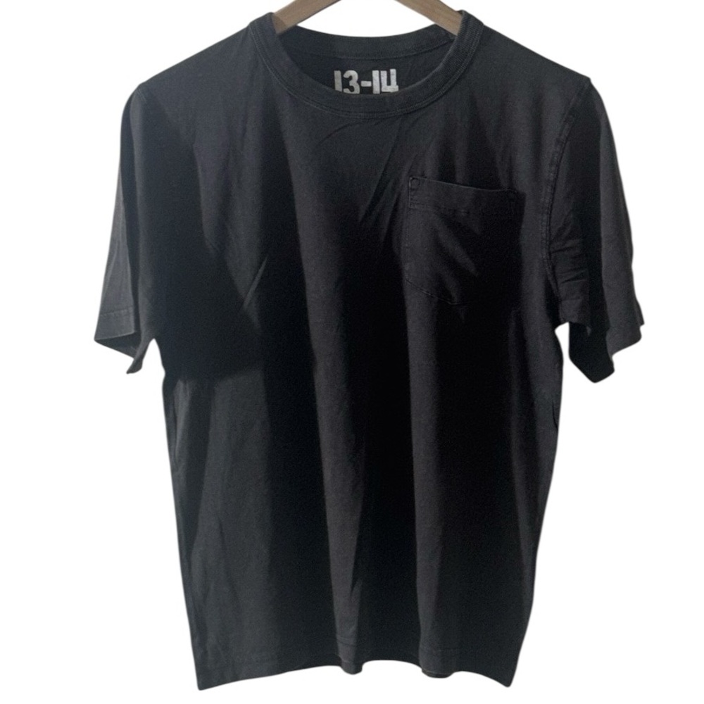 NWOT Cotton On Kids Washed Black Short Sleeve Tee, Boys 13/14